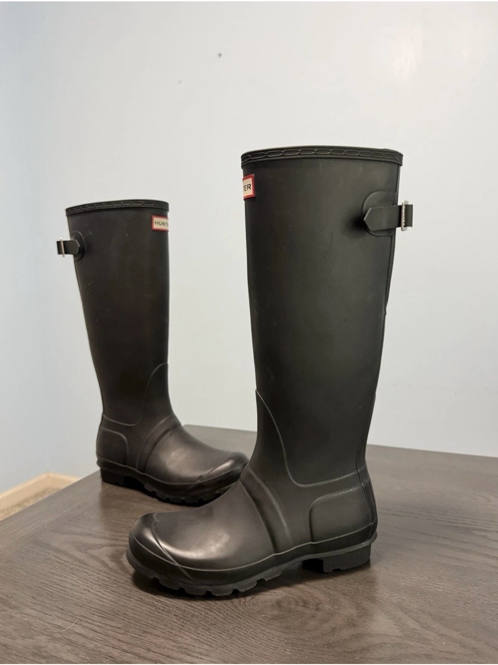 Hunter Original Tall Rain Boots Women US 7 UK 5 EU 38 Black Waterproof